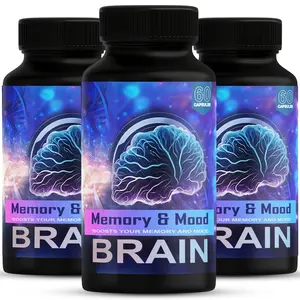 ( 3 Pack ) Brain Memory and Mood Support Supplement Pills Advanced Formula Vitamin
