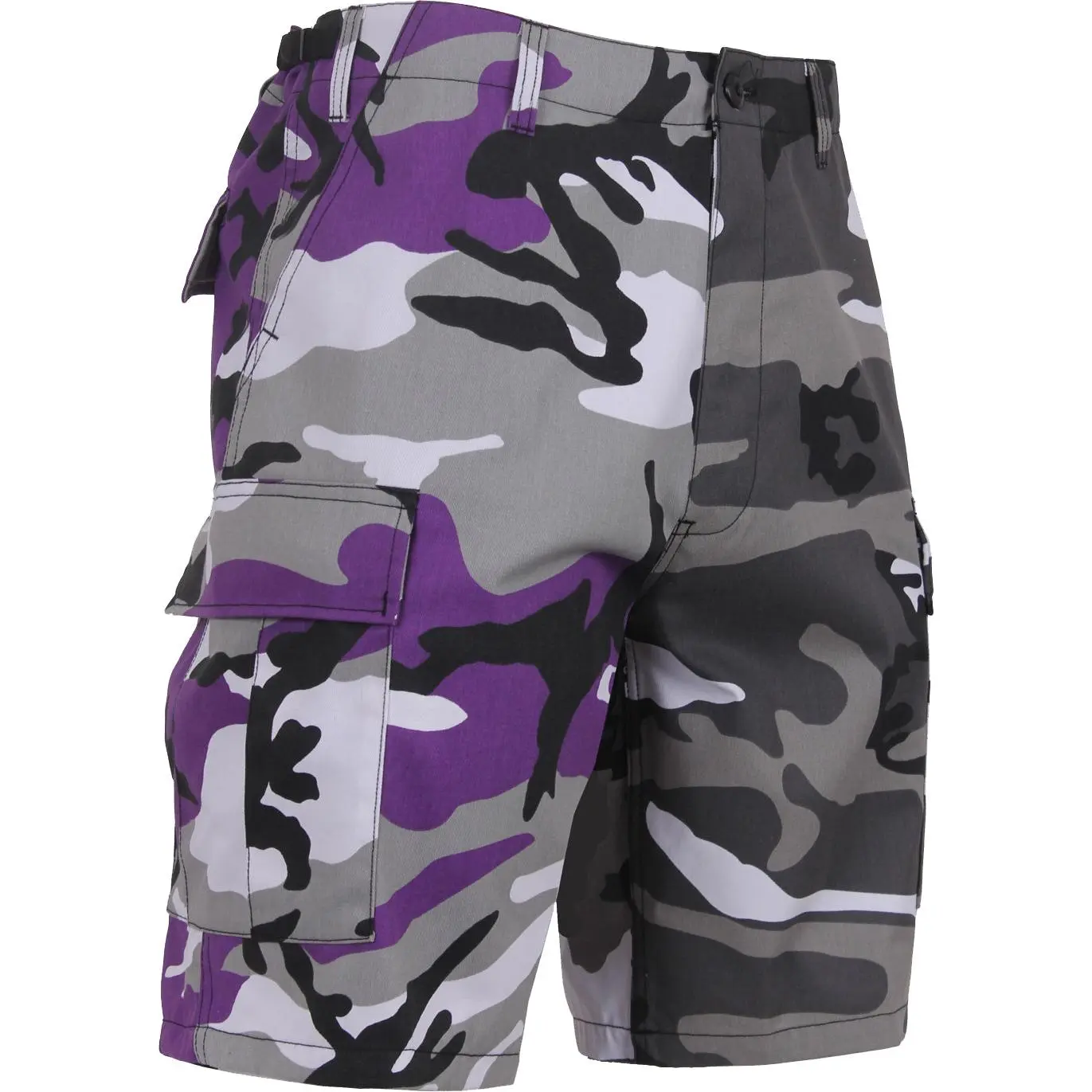 Ultra Violet Purple / City Camo - Two-Tone Camo BDU Short