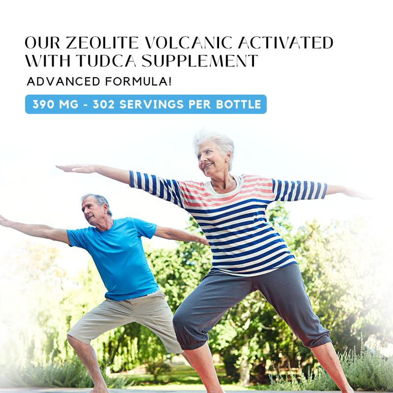 Absonutrix Zeolite Volcanic Activated with Tudca 390 mg Liquid 4 Oz 302 Servings Made in USA Non-GMO GMP Certified Cruelty-Free Quick Absorption Supplement