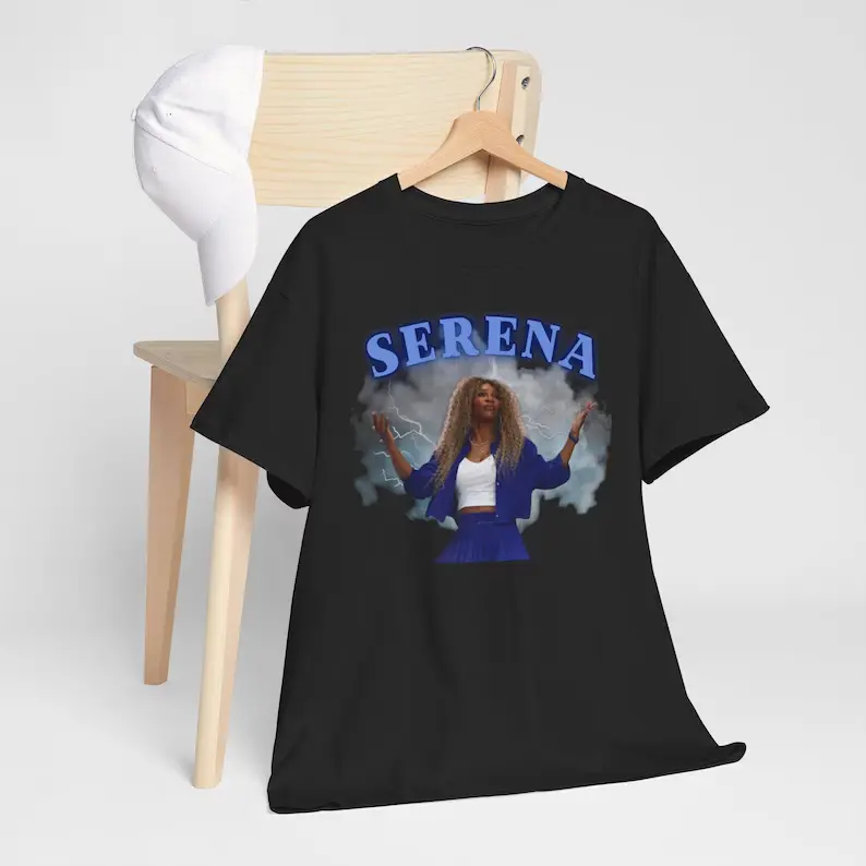 Serena Williams Shirt, Retro Dance Bootleg Rap Unisex Heavy Cotton Tee, Crip Walk Tee, Vintage Hip Hop T-Shirt, 90s Streetwear Top