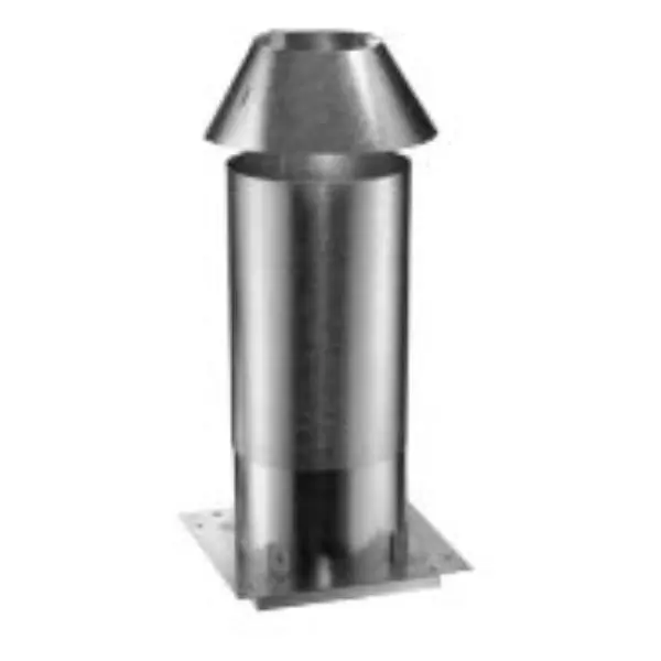 DuraVent 5BVIS 5 - 6 In.. Attic Insulation Shield, Adjustable B-Vent Design, Size 5-6", All Seasons Use, Indoors and Outdoors Compatible, Prevents Insulation & Debris Intrusion