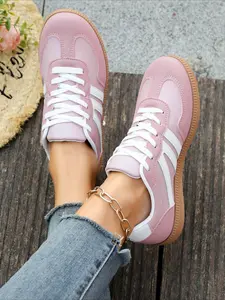 Women's Walking Comfort Shoes, Soft Soled Shoes, PU Leather Upper, Rubber Sole, Casual Style, All Seasons, Less Than Ankle Height, Plain Pattern