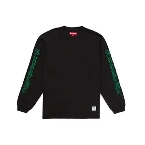 Supreme Men's Old English L/S Top Black, from StockX