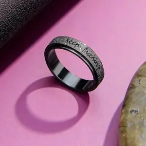 SHOW CRAFT Anti-anxiety spinning ring 'Keep Going' fashion everyday jewelry