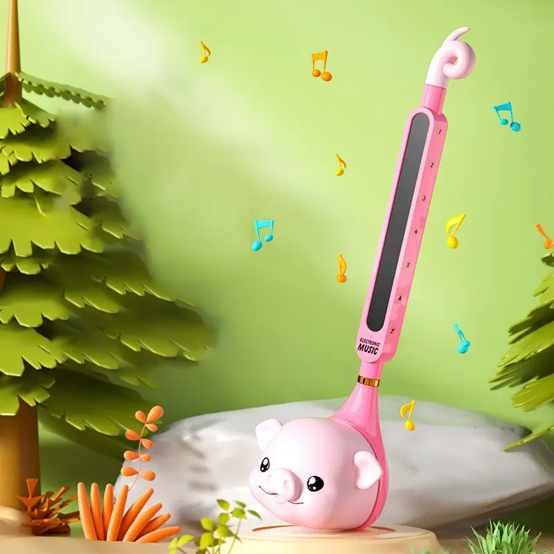 Electric erhu children's instrument tadpole note creative electronic music playing guitar toy, the perfect choice for children's toy festivals (without batteries, need to bring 3 batteries of size 7)