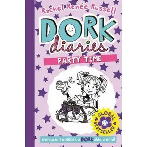 USED-Dork Diaries Party Time by Rachael Renee Russell (Paperback)