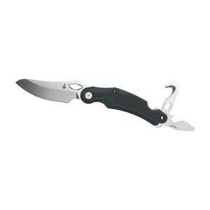 DOTS GEAR Saffire Toolman Automobile Liner Lock Multi-tool, 3.5" 8Cr14MoV Sheepsfoot, FRN & TPR Handle, Bottle Opener Pry Tool, Ideal for Everyday Carry