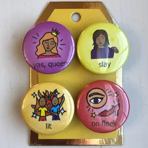 Speech Therapy Magnets 1.5” Communication Icons