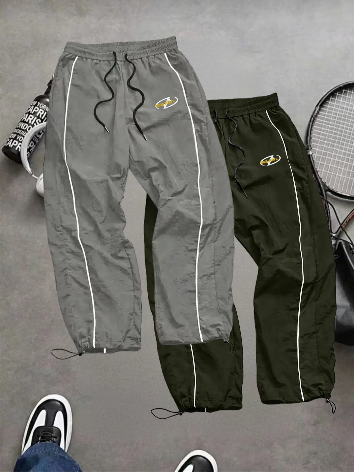 All gray + all green