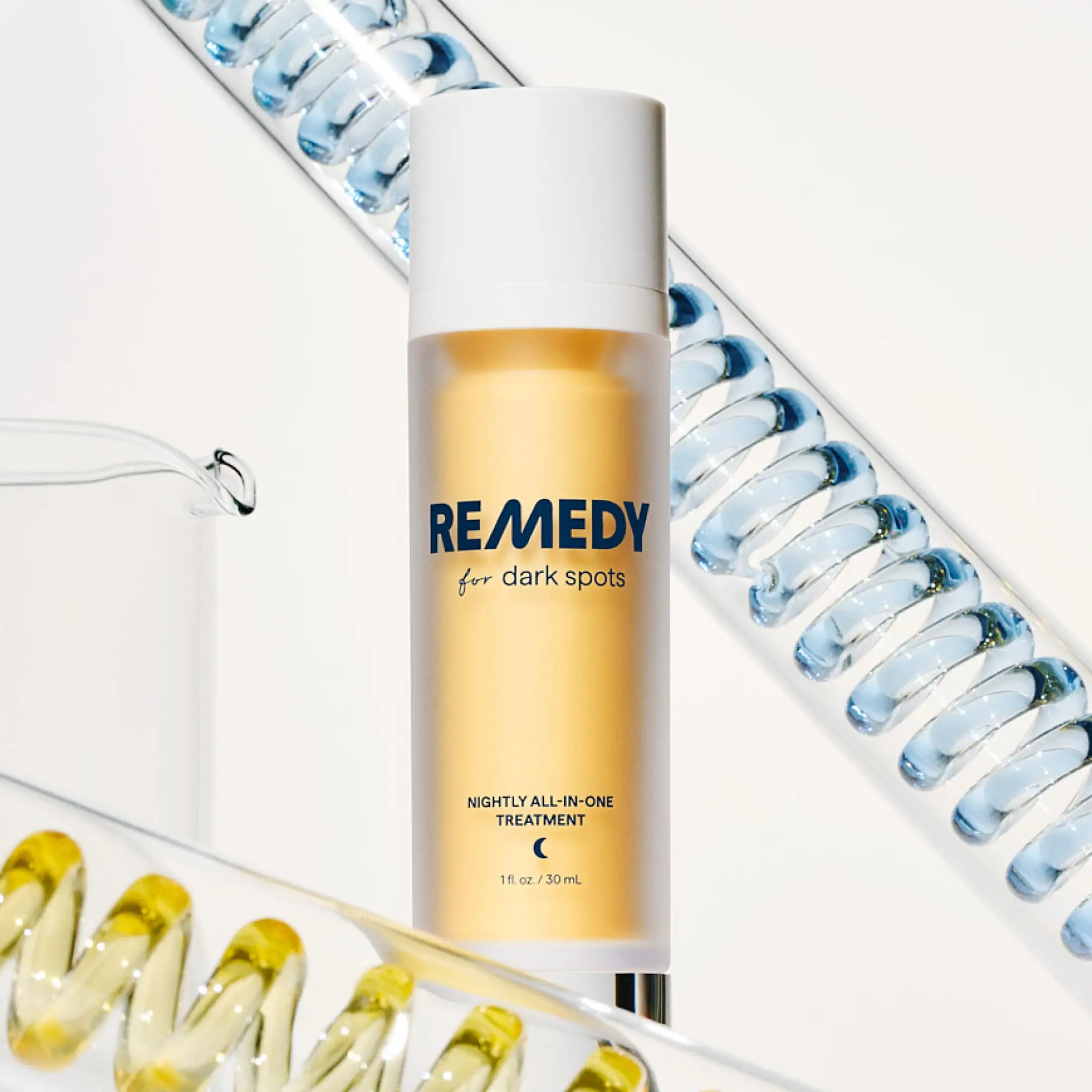 REMEDY for Dark Spots - All-in-One Nightly Serum for Fading Dark Spots & Evening Skin Tone with Retinol, Kojic Acid & Tranexamic Acid