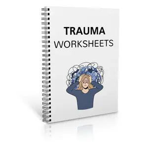 1PC Trauma Healing Notebook & Planner - Somatic Therapy Workbook for PTSD & Anxiety | CBT Exercises Planner & Nervous System Regulation Guide | Self Paced Mental Health Journal