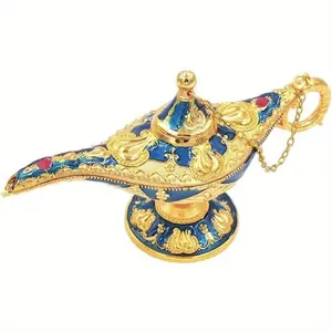 3pcs Mini Vintage Aladdin Magic Genie Lights, Arabic Night Wedding Party Prop Lights, Home Desktop Decor, Party Decoration, Halloween, Christmas, Birthday Gift