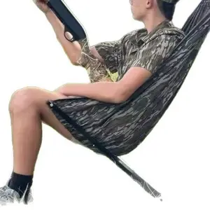 Outdoor Travel, Portable, Foldable, Leisure Chair, Unique And Practical Military-Style Outdoor Low-Profile Hunting Chair For One Person