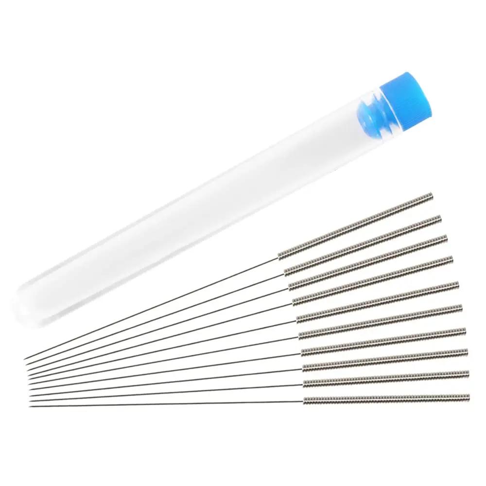 Printer Nozzle Cleaning Kit 0.2/0.3/0.4/0.5/0.6/0.8/1.0mm Stainless Steel Nozzle Cleaning Needles 3D Printer Nozzle