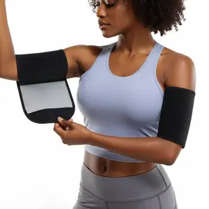 Arm Band for Men and Women Medium Size Breathable Compression Sleeves with Wrist Straps Neoprene Material Latex-Free