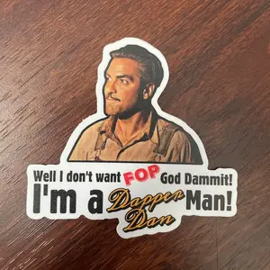 O Brother Where Art Thou “I don’t want FOP” sticker, Hard Hat Sticker, Blue Collar Sticker, Construction, lunchbox sticker, Journeyman, 409 carpenters, working class, union decal