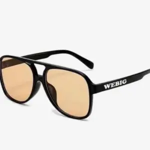 WEBIG Unisex Black with Brown Frame Sunglasses for Men and Women