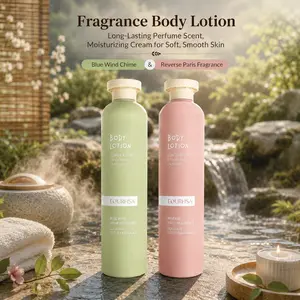 EOURHSA Squalane Cloud Body Lotion 9oz | Long Lasting Fragrance, Moisturizing Skin Cream, Blue Wind Chime & Reverse Paris Scent smooth blend
