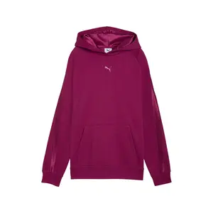 PUMA Womens Essentials Elevated Satin Hoodie Casual Outerwear Casual - Pink