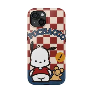 Pochacco Friends Tough Phone Case for iPhone 16 15 14 13 12 11 Pro Plus Pro Max X XS XR