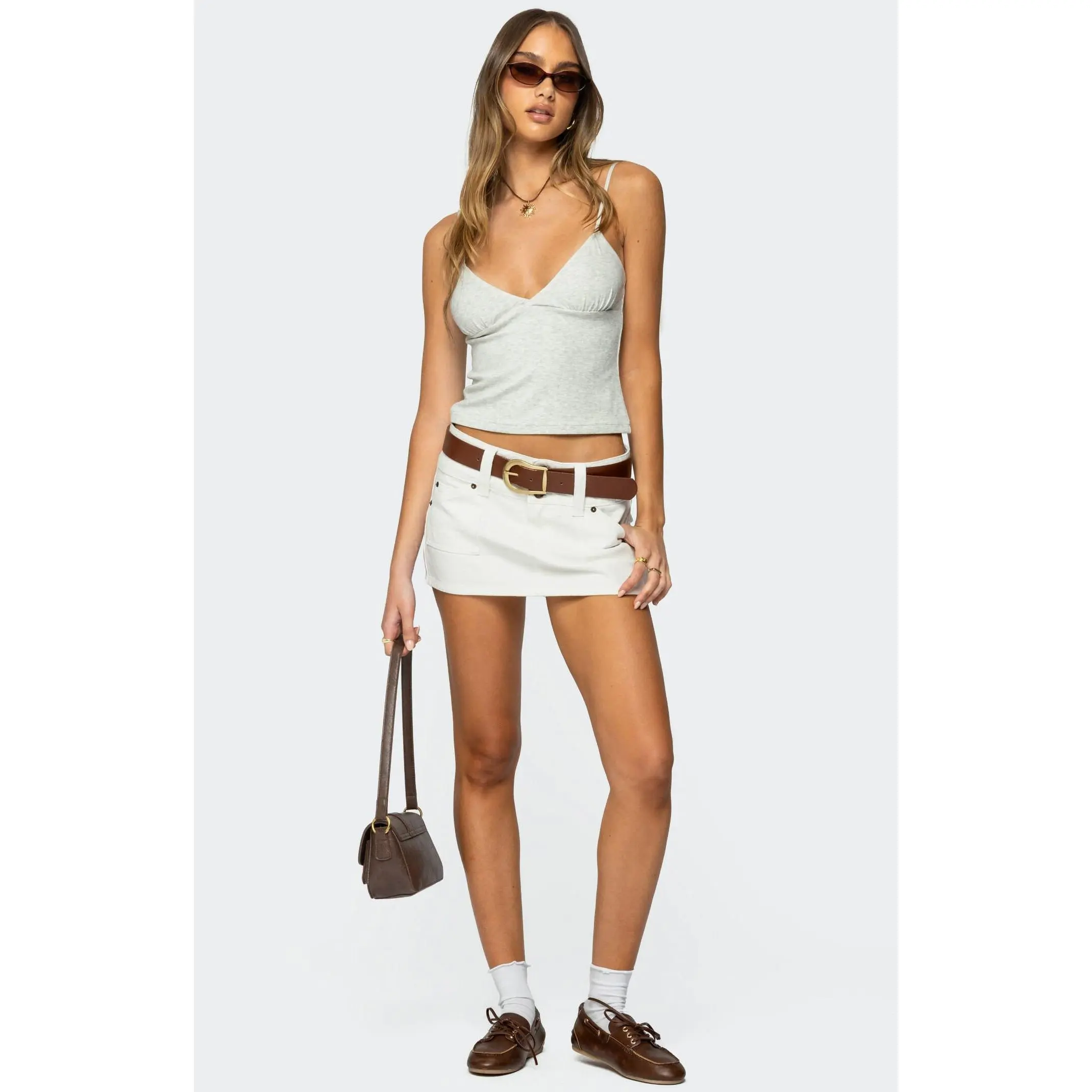Edikted Women's Mckinley Denim Mini Skirt - Multicolor