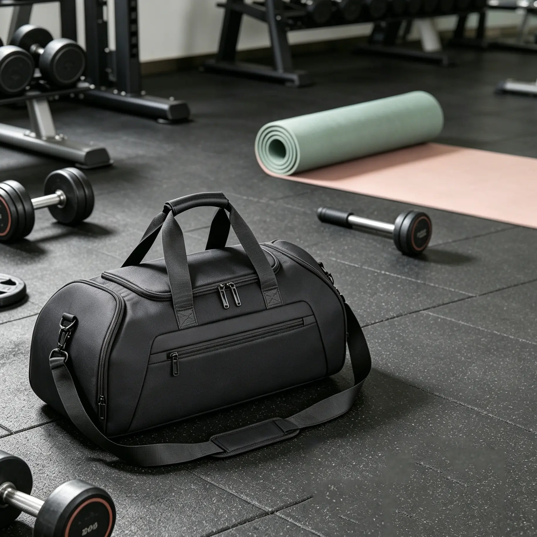 Gym Bags 3-in-1 Oxford Duffle Bag Travel Backpack Weekender BagWaterproof Gym Travel Backpack with Wet/Dry Separation & Shoe Compartment