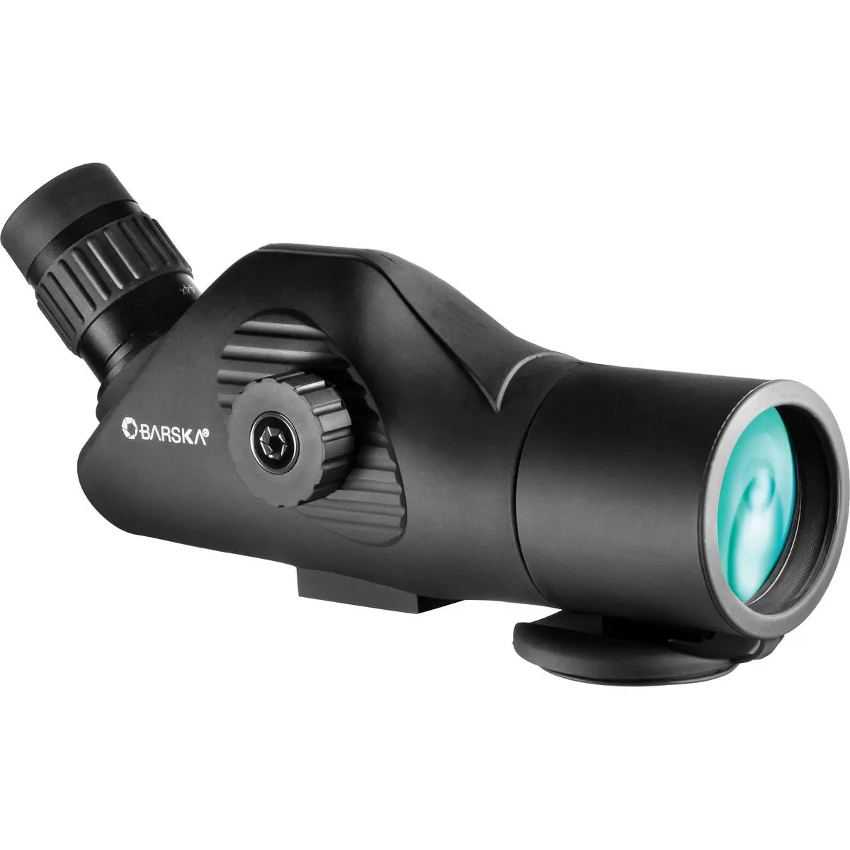Barska 11-44x50 Tactical, Waterproof Angled Spotting Scope, Side Focus System, Fully Multi-Coated with Tripod, Soft Carrying Case
