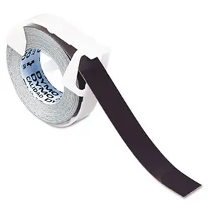 Dymo  Glossy Finish Self-Adhesive Labeling Tape for Embossers 3/8w Black