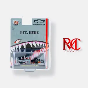 M2 Machines 1:64 1973 Chevrolet Cheyenne Super 10 “PFC. HYDE” Shark Face