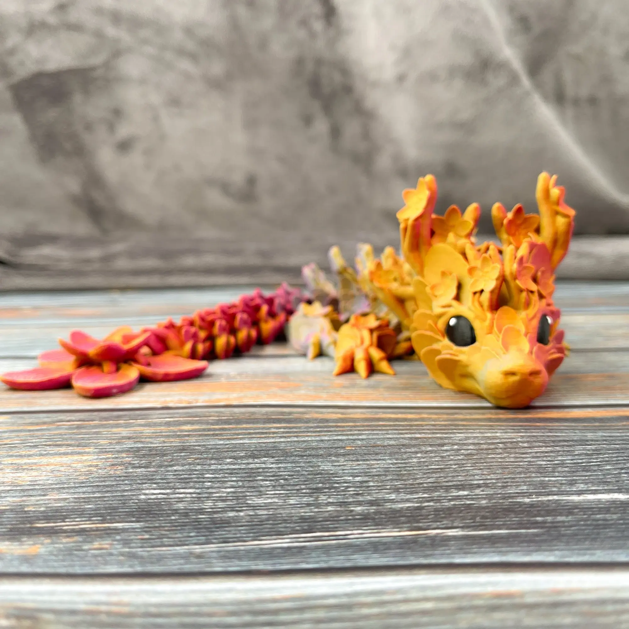 Baby Cherry Blossom Dragon 3D Printed Articulated Figure