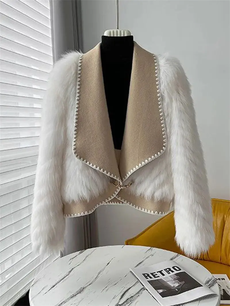 Cream of Wheat Fur Jacket
