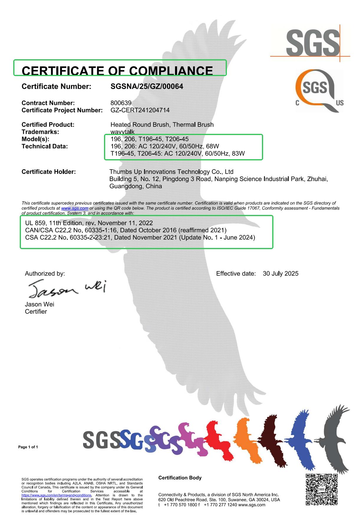 Wavytalk Alternate link, do not order Salon Smooth Flat Iron 1 inch with Titanium Plates