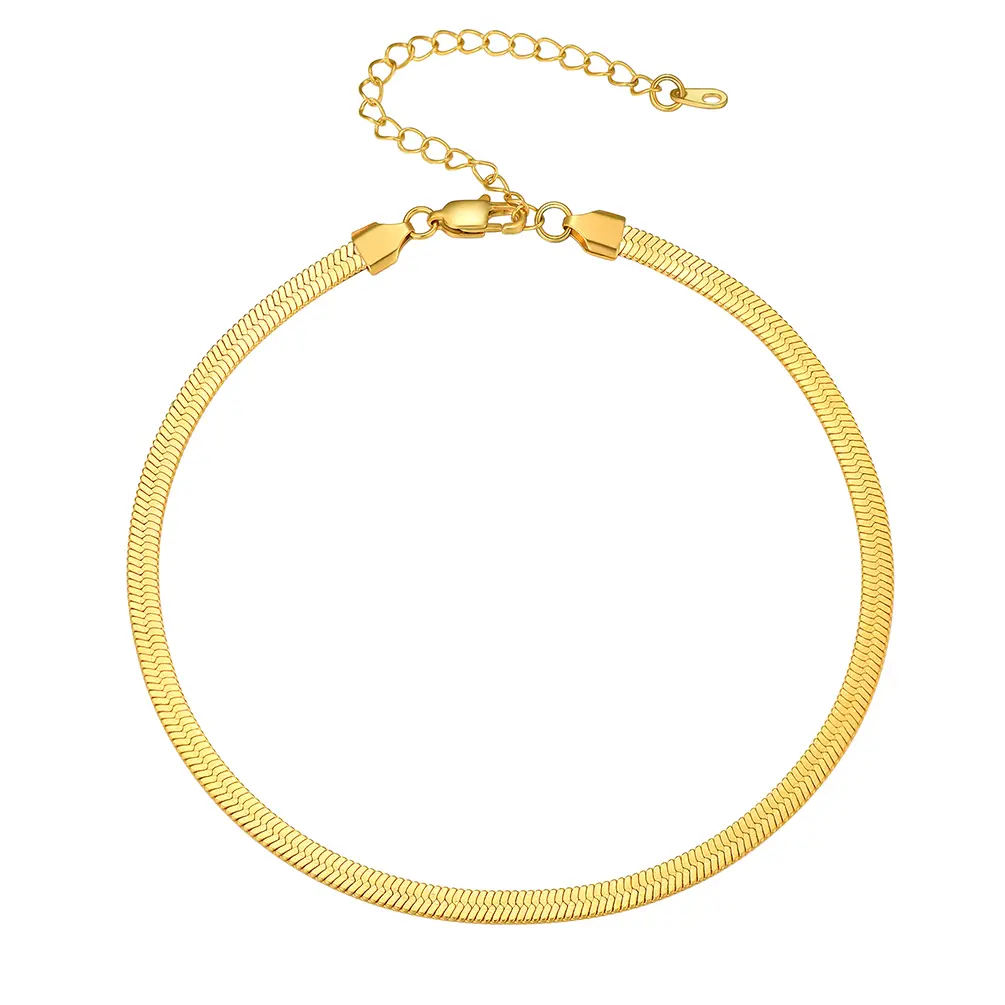 5MM-Golden-Single Snake Chain