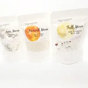 Moon Milk Bath Set - Milk and Mineral Salt Bath Soak - Bath Routines
