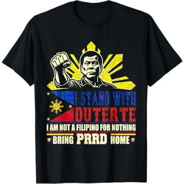 Duterte Solidarity I Stand With Duterte Against ICC Charges T-Shirt
