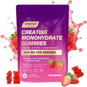 VYHTHY Creatine Monohydrate Gummies – Supports Energy, Cognitive Health & Post-Workout Muscle Recovery  For Women summervibes