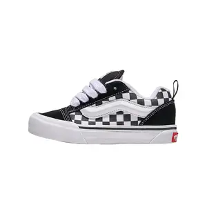 Vans VN000D2TBPB Knu Skool Low-Cut Sneaker in Canvas & Velvet Leather Comfortable Stylish Trendy Versatile Closed Toe Design