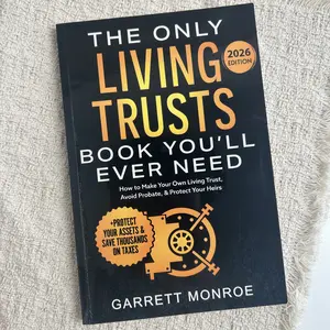 Garrett Monroe 2026 Trusts Book - Complete Asset Protection & Estate Planning Guide for Families Homeowners and Individuals notebook calendar chalkboard may
