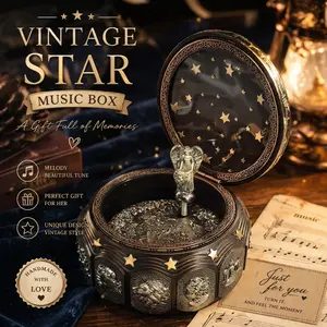 Leo Zodiac Angel Music Box – Perfect Birthday Gift for Her | Rotating, Glowing, Plays “Castle in the Sky”