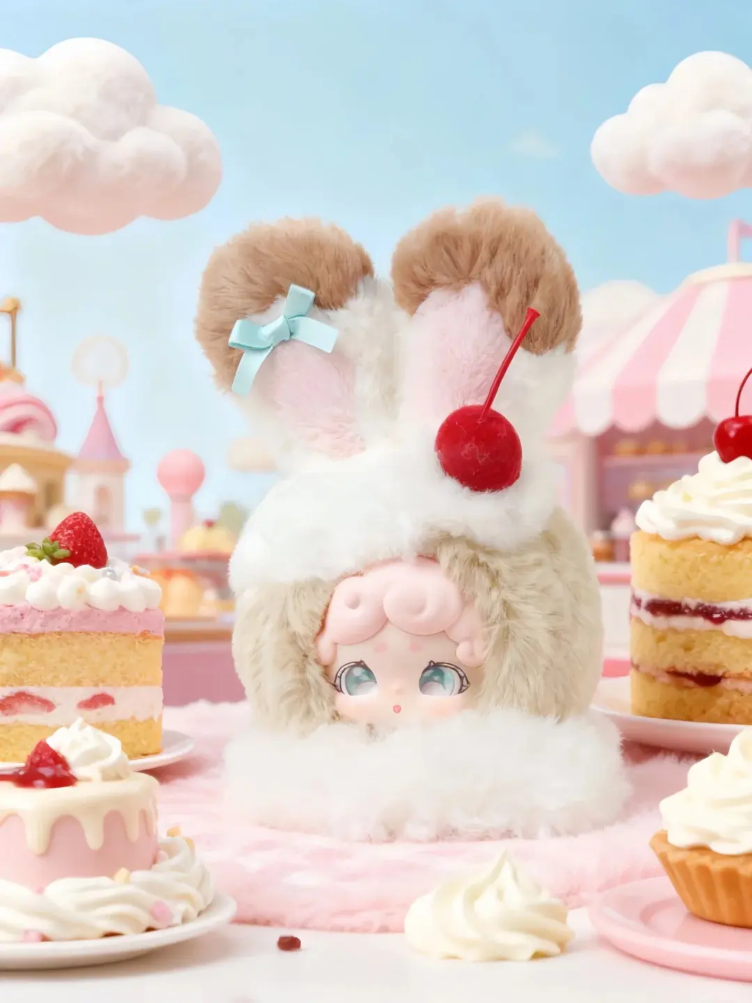 Lucky Deer Nai Velvet Ice Theme Collectible Figurine - New Series Surprise Item, Unique Stylish Statue