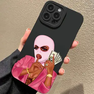 Cartoon Character Pattern Phone Case, Decorative Phone Protector Cover, Phone Accessories Compatible with iPhone 11 12 13 14 15 16 Pro Max Casing Phone Accessory Compatible