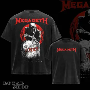 Vintage Megadeth Rock band 2side t-shirt , Megadeth shirt ,T-shirt with double print, cotton street fashion pattern, Vintage Tee, Graphic Tees, 90s graphic tees, Unisex T-Shirt, Gift For Men Women