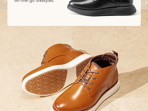 Bruno Marc Men's Casual Chukka Boots Mid Top Dress Boot