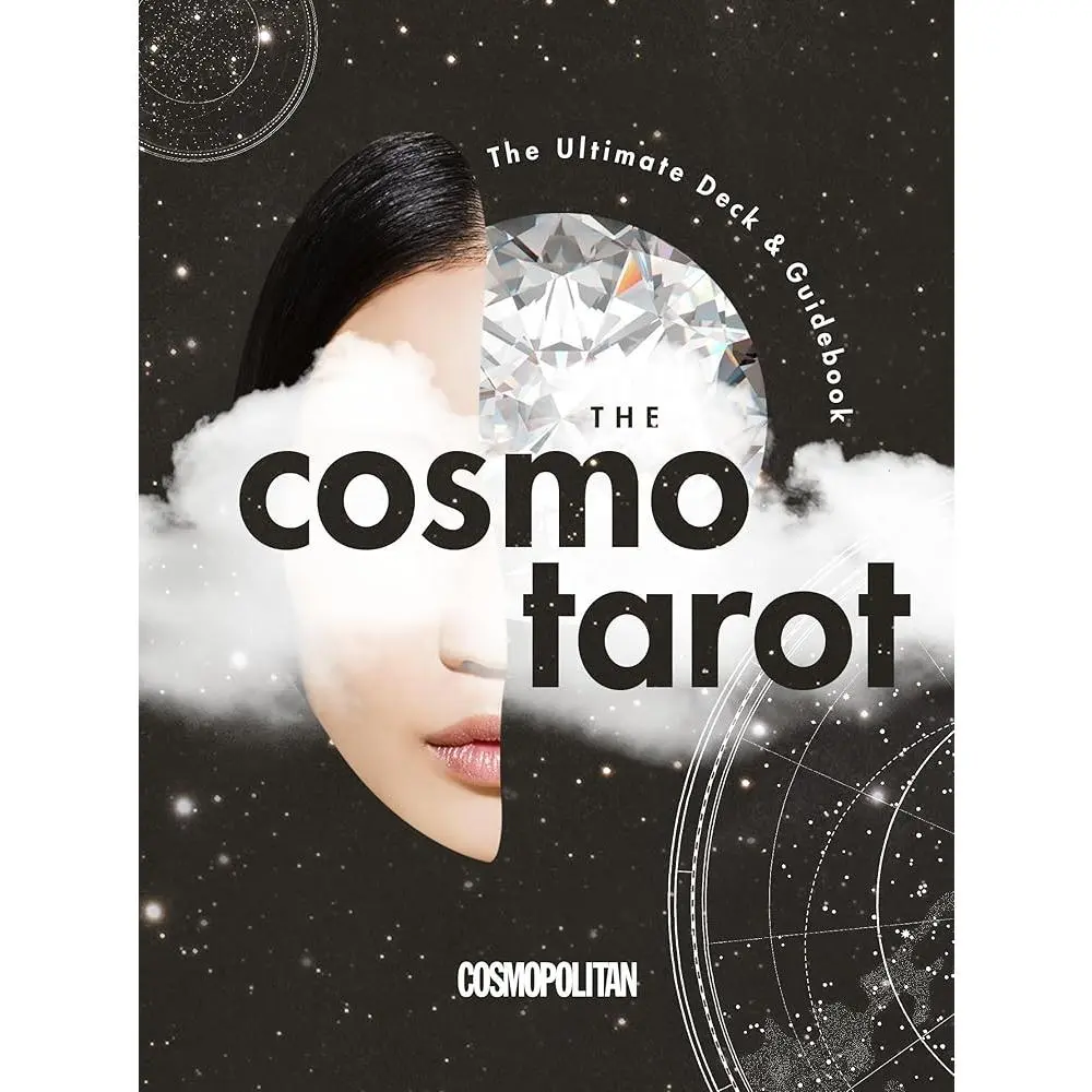 Sarah Potter The Cosmo 78-Card Tarot Deck with Companion Guidebook - Detailed Descriptions, Easy-to-Remember Meanings, Step-by-Step Horoscope Instructions for Love Life, Career, Friendships, Lifestyle Hobbies