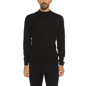 Minus33 - Midweight 100% Merino Wool Rogers Long Sleeve Mock Neck - OEKO-TEX Certified, Base Layer, Breathable, Moisture Wicking, Anti-Microbial Ideal for Spring, Fall, Winter