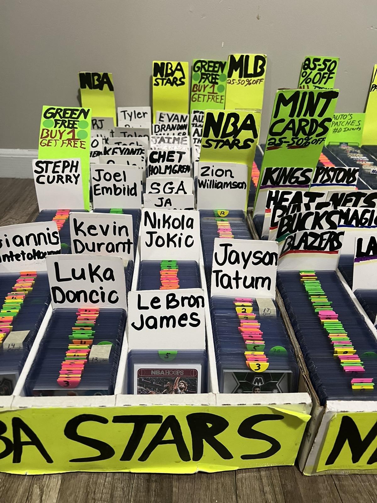 NBA NFL OR MLB Pull Box-Rookie Cards - Star Players Collectibles