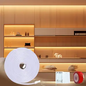 Battery-Powered LED Flexible Neon Light, Creative DIY Atmosphere Decor Lamp, Soft Warm Color, Easy Installation, Suitable for Living Room, Dining Room, Bedroom, Balcony, Study Room