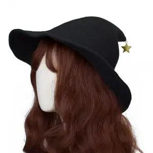 Halloween Witch Wizard Hat Lolita Witch Universal Studios Harry Potter Magic Star Hat