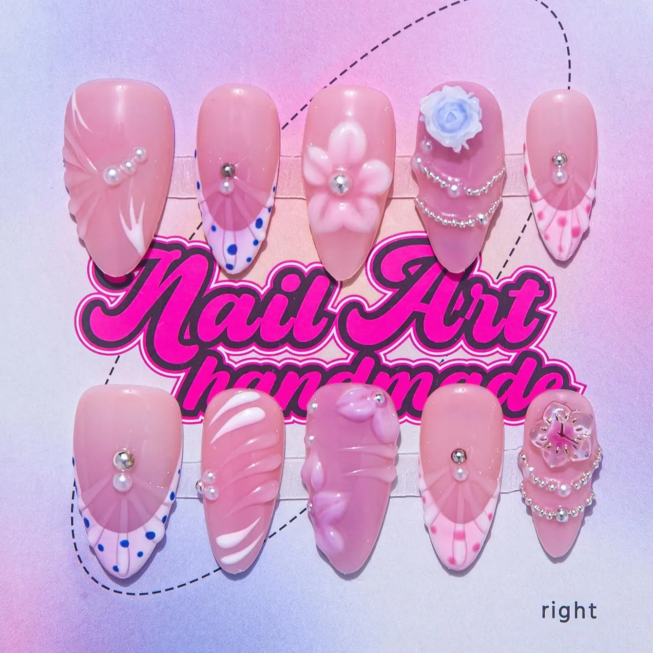 Pearl Link Blue Camellia