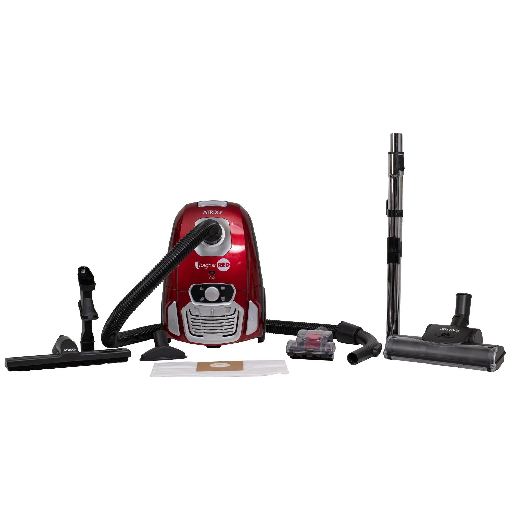 Atrix Ragnar Red Vacuum with HEPA Filtration Atrix Ragnar Red Vacuum with HEPA Filtration